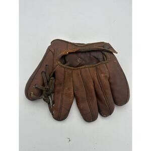 VTG US leather baseball ball glove fielders mitt DUBOW Chicago